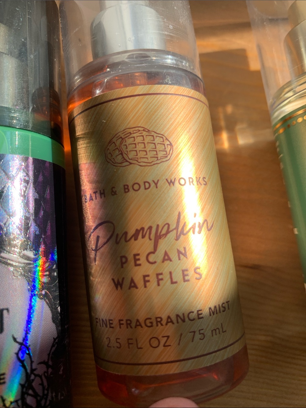 Set of 3Bath & Body Works 2.5fl Mists Pumpkin Pecan Waffles Maleficent, Carrot - Picture 6 of 7